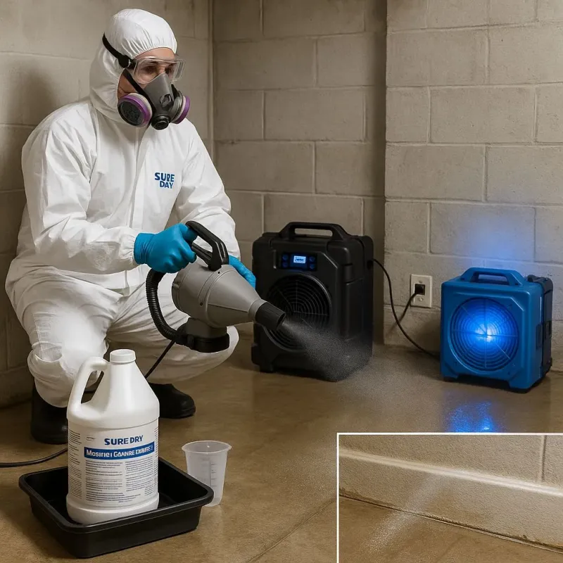 Sanitization and Odor Removal process in Ridgecrest, FL